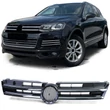 Kép 1/8 - VW Volkswagen Touareg 7P MK2 2010-2014 króm - lakk fekete hűtőrács