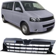 Kép 1/7 - VW Volkswagen Transporter T5 2009-2015 lakkozott fekete embléma mentes hűtőrács