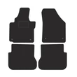 Kép 1/2 - VW Volkswagen Caddy III 2K 2003-2009 prémium fekete velúrszőnyeg szett piros fehér cérnás varrással