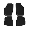 Kép 1/2 - VW Volkswagen Polo IV 2002-2009 fekete körpatentos velúrszőnyeg szett