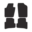 Kép 1/2 - SEAT Ibiza IV 2008-2017 prémium fekete velúrszőnyeg szett piros fehér cérnás varrással