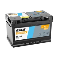 Exide Premium EA722 12V Akkumulátor 72Ah 720A Indítóáram Jobb+