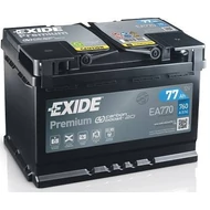 Exide Premium EA770 12V Akkumulátor 77Ah 760A Indítóáram Jobb+