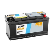 Exide Excell EB1100 12V Akkumulátor 110Ah 850A Indítóáram Jobb+