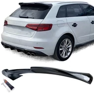 AUDI A3 8V 2012-2020 lakkozott fekete hátsó ablak spoiler