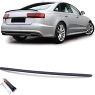 AUDI A6 S6 RS6 C7 4G limousine matt fekete ABS műanyag csomagtartó spoiler