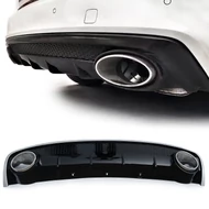 AUDI A4 B8 Limousine Avant 2011-2015 S-LINE stílusú utángyártott hátsó diffúzor króm kipufogó végekkel
