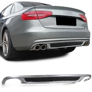 AUDI A4 B8 Limousine Avant 2007-2011 S-LINE stílusú utángyártott hátsó diffúzor rácsos betéttel