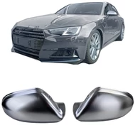 AUDI A6 C7 4G 2011-2015 matt alumínium külső visszapillantó tükörborítás (sávtartóshoz)