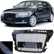 AUDI A3 8P facelift 2008-2013 lakkozott fekete RS stílusú hűtőrács