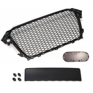 AUDI A4 B8 8K Facelift 2012-2016 lakkozott fekete RS stílusú hűtőrács PDC embléma tartóval