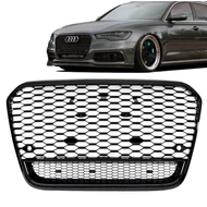 AUDI A6 C7 4G 2010-2014 lakkozott fekete RS Quattro stílusú hűtőrács