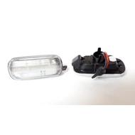AUDI A3 8P A4 B5 B6 A6 C5 A8 D3 TT 8J átlátszó burás futófényes SMD LED oldalindex pár
