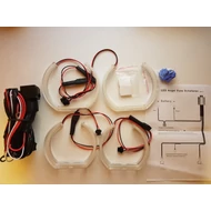 BMW F30 F31 DTM M4 SMD LED fehér angel eye szett gyári halogénlámpához