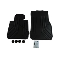 Gyári BMW F30 F31 F34 F80 Allweather tépőzáras fekete első gumiszőnyeg szett 51472219799