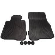 Gyári BMW F32 F33 F36 F82 F83 M4 Allweather tépőzáras fekete első gumiszőnyeg szett 51472348155