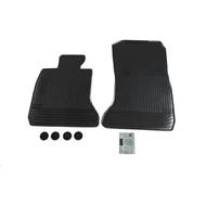Gyári BMW F01 F02 Allweather tépőzáras fekete első gumiszőnyeg szett 51472409275