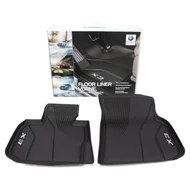 Gyári BMW G01 X3 F97 X3M Floor Liner tépőzáras fekete első hótálcás gumiszőnyeg szett 51472450514