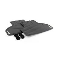 Gyári BMW F15 X5 Allweather tépőzáras fekete hátsó gumiszőnyeg szett 51472458440