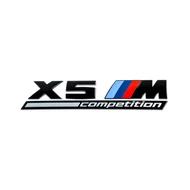 Gyári BMW F95 G05 &quot;X5M Competition&quot; fekete - színes csomagtartó felirat 51148096408