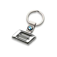 Gyári BMW 8-as rozsdamentes kulcstartó 80272454654
