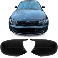 BMW E81 E87 2007-2012 / E82 E88 2011-2013 lakkozott fekete visszapillantó tükörborítás