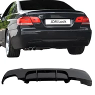 BMW E92 E93 320 325 330 M-Packet lökhárítóba M Performance stílusú lakkozott fekete műanyag diffúzor baloldali 2csöves