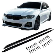 BMW G20 G21 M Performance stílusú matt fekete alsó küszöb spoiler szett