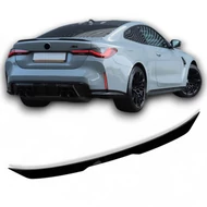BMW G22 coupe CS stílusú lakkozott fekete csomagtartó spoiler