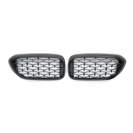 BMW G30 G31 2017-2020 lakkozott fekete Exclusive stílusú &quot;könnycsepp&quot; vese