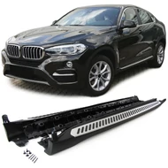 BMW F16 X6 utángyártott alumínium küszöb fellépő szett