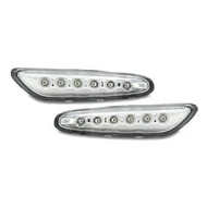 BMW átlátszó burás SMD LED oldalindex szett E46 E60 E61 E81 E82 E83 E84 E87 E88 E90 E91 E92 E93