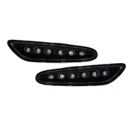 BMW átlátszó búrás fekete házas SMD LED oldalindex szett E46 E60 E61 E81 E82 E83 E84 E87 E88 E90 E91 E92 E93
