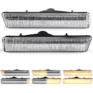 BMW E38 E46 M3 átlátszó burás futófényes SMD LED oldalindex szett