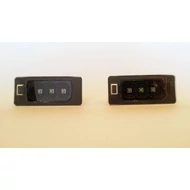 BMW E39 CREE HIGH POWER LED rendszámtábla világítás, fekete (több típushoz jó)