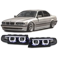 BMW E38 H1/H1 projektoros angel eye fényszóró lámpa pár