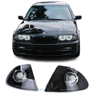 BMW E46 1998-2001 limousine touring fekete átlátszó burás első index pár