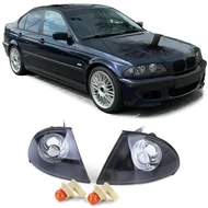 BMW E46 1998-2001 limousine touring fekete átlátszó burás első index pár