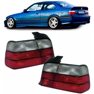 BMW E36 coupe cabrio piros fehér burás hátsó lámpa pár