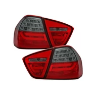 BMW E90 2005-2008 LED Lightbar fekete füst burás hátsó lámpa pár