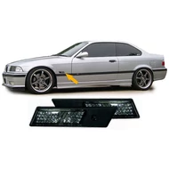 BMW E34 88-95 E36 90-95 facelift előtti fekete kristály burás oldalindex pár
