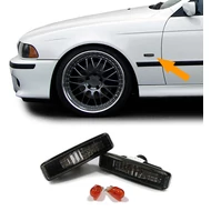 BMW E39 fekete kristály burás oldalindex pár