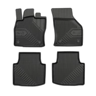 Skoda Superb III Frogum No77 fekete 3D hótálcás TPE gumiszőnyeg szett 77407046