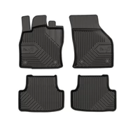 SEAT Leon III Frogum No77 fekete 3D hótálcás TPE gumiszőnyeg szett 77407060