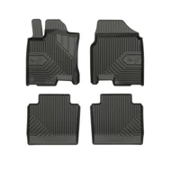 Nissan Qashqai I+2 Frogum No77 fekete 3D hótálcás TPE gumiszőnyeg szett 77407268