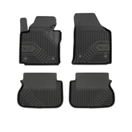 VW Volkswagen Caddy III Frogum No77 fekete 3D hótálcás TPE gumiszőnyeg szett 77407350