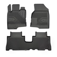 Chevrolet Captiva I Frogum No77 fekete 3D hótálcás TPE gumiszőnyeg szett 77407558