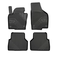 VW Volkswagen Tiguan I Frogum No77 fekete 3D hótálcás TPE gumiszőnyeg szett 77407619