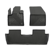 Peugeot 5008 II Frogum No77 fekete 3D hótálcás TPE gumiszőnyeg szett 77407817