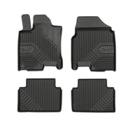 Nissan Qashqai I Tekna Frogum No77 fekete 3D hótálcás TPE gumiszőnyeg szett 77408289